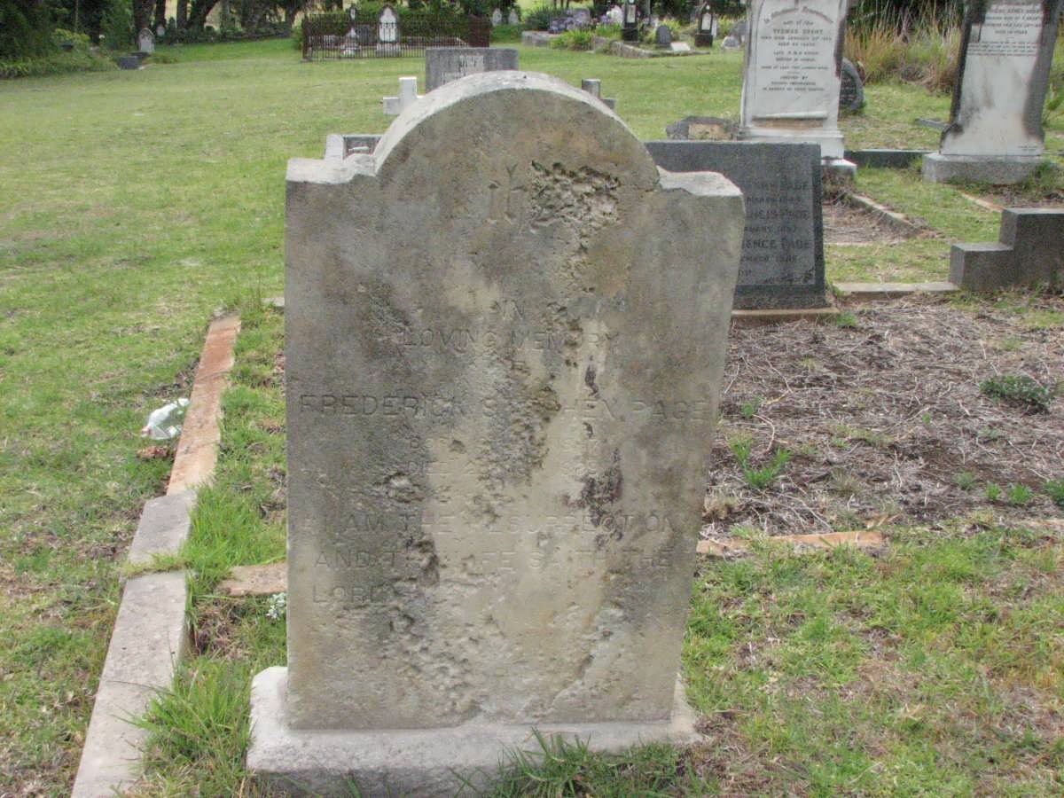 PAGE Frederick Stephen