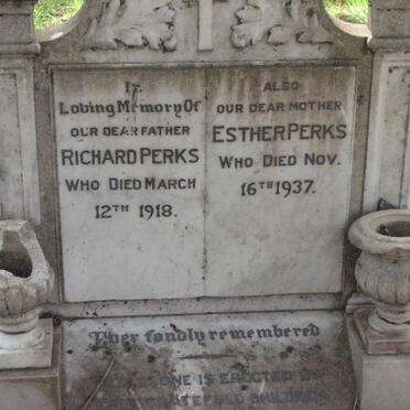 PERKS Richard -1918 &amp; Esther -1937