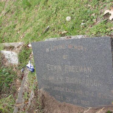 RICHARDSON Edwin Freeman Stanley 1878-1950