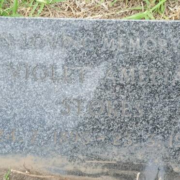 STOKES Violet Amelia 1895-1978