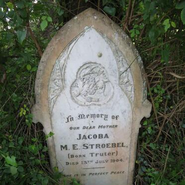 STROEBEL Jacoba M. E. nee TRUTER  -1904