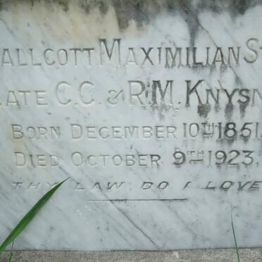 STEVENS Callcott Maximillian 1851-1923