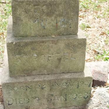 STROEBEL Cecil ? 1927-1928