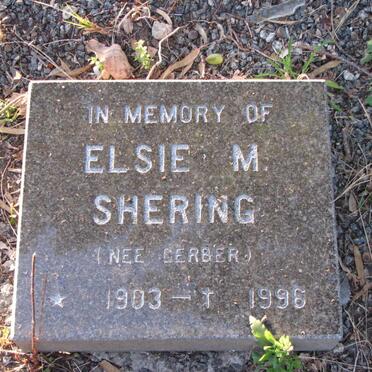 SHERING Elsie M. 1903-1996