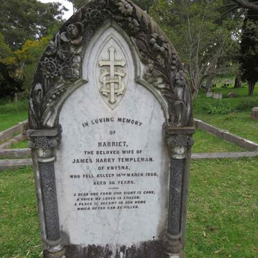 TEMPLEMAN Harriet -1900