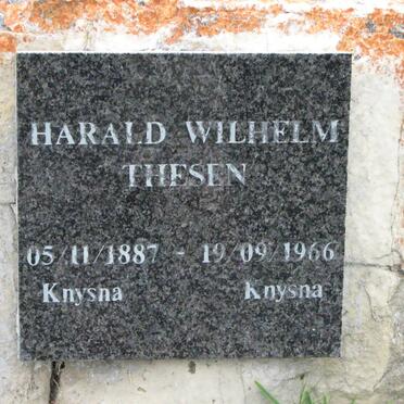 THESEN Harald Wilhelm 1887-1966