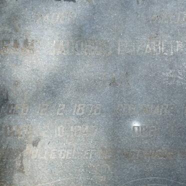 TAIT ? Jacobus 1878-19? &amp; Elizabeth 1878-19?8