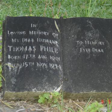 THOMAS Philip 1901-1954