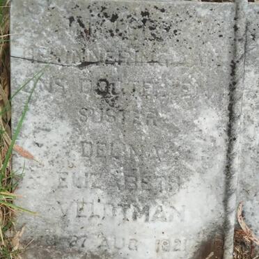 VELDTMAN Delina Elizabeth 1921-19?