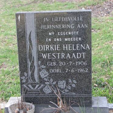 WESTRAADT Dirkie Helena 1906-1962