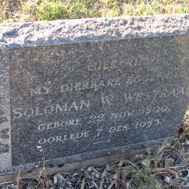 WESTRAAD Soloman W. 1899-1953