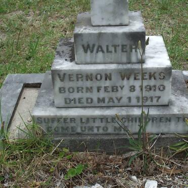 WEEKS Walter Vernon 1910-1917