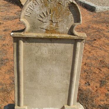 AGENBAG Gert A.R. 1910-1940