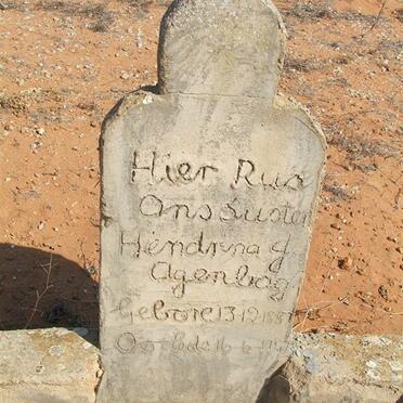 AGENBAG Hendrina J. 1887-1947