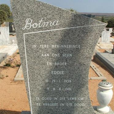 BOTMA Eddie 1959-1981