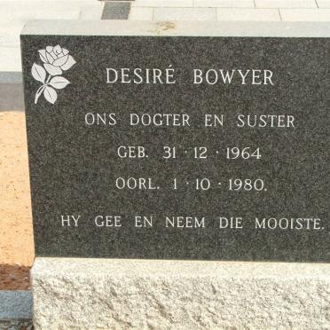 BOWYER Desiré 1964-1980