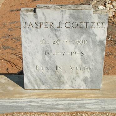 COETZEE Jasper J. 1900-1978