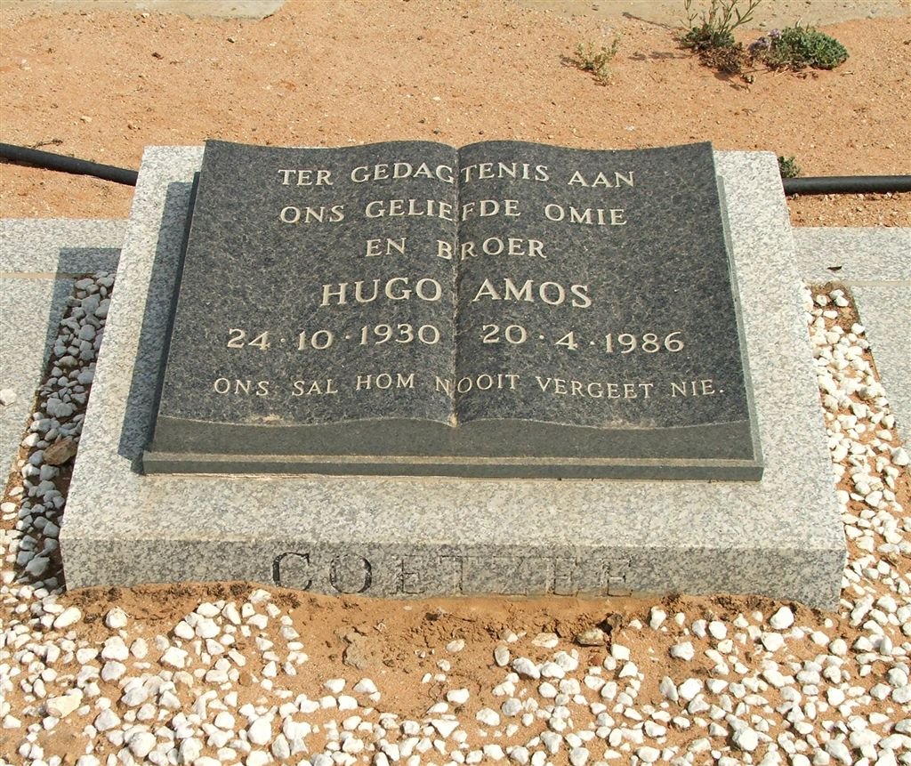 COETZEE Hugo Amos 1930-1986