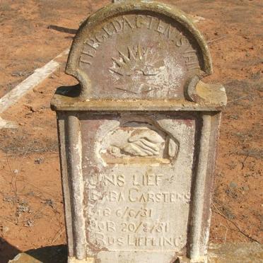 CARSTENS Baba 1931-1931