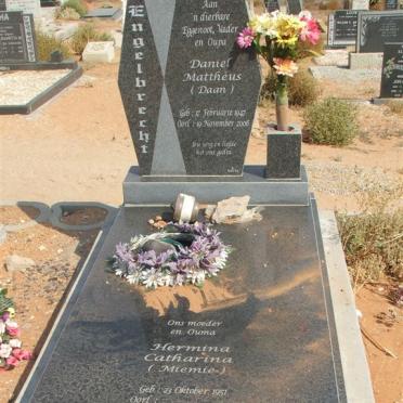 ENGELBRECHT Daniel Matthéus 1947-2006 &amp; Hermina Catharina 1951-