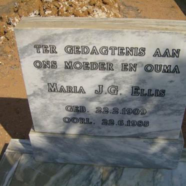 ELLIS Jan J.C. 1880-1962 &amp; Maria J.G. 1909-1985