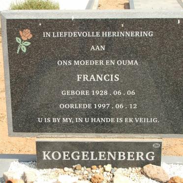 KOEGELENBERG Francis 1928-1997