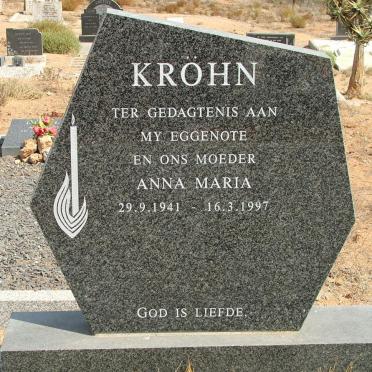 KRÖHN Anna Maria 1941-1997