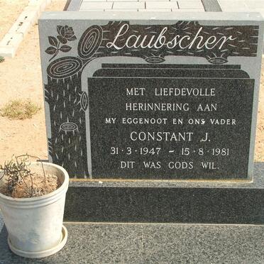 LAUBSCHER Constant J. 1947-1981