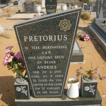 PRETORIUS Andries 1971-1990