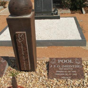 POOL J.F.G. nee GEUSTYN 1940-1988