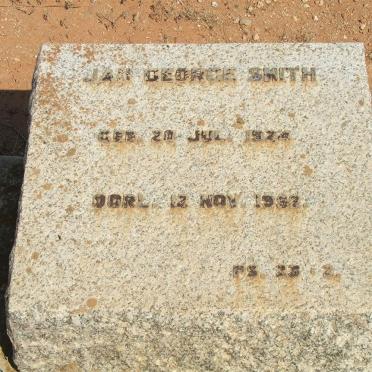 SMITH Jan George 1924-1952