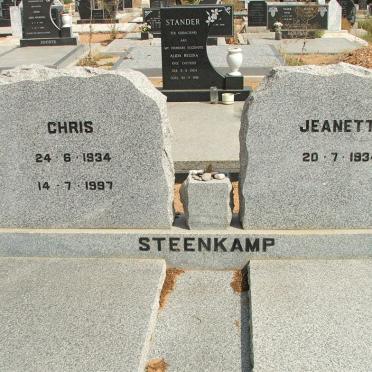 STEENKAMP Chris 1934-1997 &amp; Jeanetta 1934-
