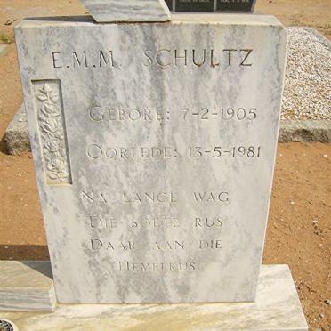SCHULTZ E.M.M. 1905-1981