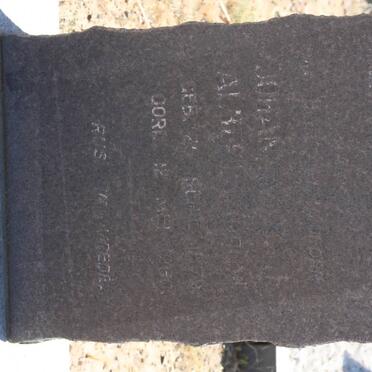 ALBERTS Johanna S.J. nee ROUX 1879-1960