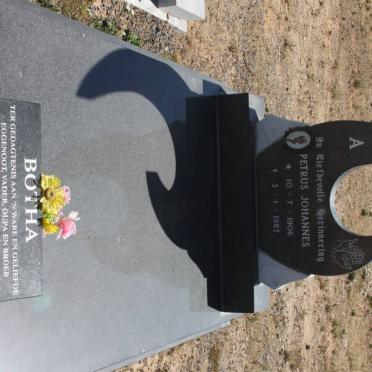 BOTHA Petrus Johannes 1906-1987 :: BOTHA G.J. 1941-2009