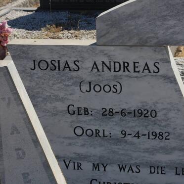 BASSON Josias Andreas 1920-1982