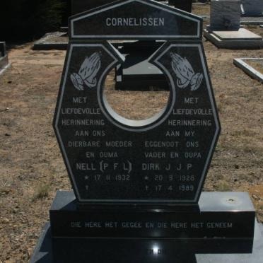 CORNELISSEN J.J.P. 1928-1989 &amp; P.F.L. 1932-