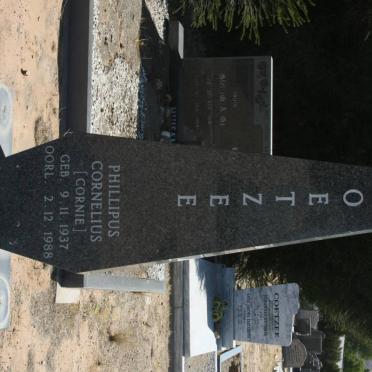 COETZEE Phillipus Cornelius 1937-1988