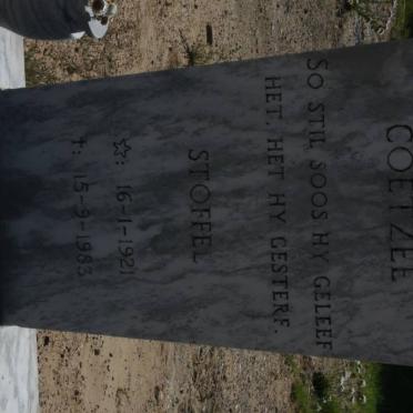 COETZEE Stoffel 1921-1983