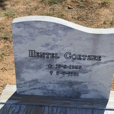 COETZEE Hentel 1935-1981
