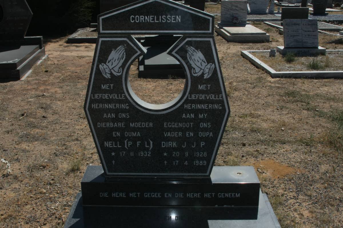 CORNELISSEN J.J.P. 1928-1989 &amp; P.F.L. 1932-