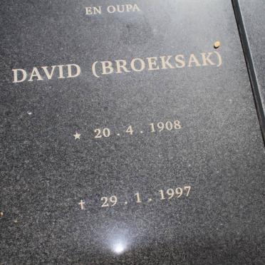 ENGELBRECHT David 1908-1997 &amp; Jacoba 1922- 