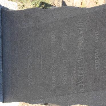 EITNER Johanna M. 1864-1960