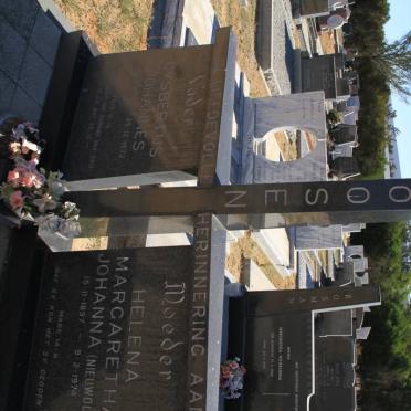 GOOSEN Gysbertus Johannes 1897-1972 &amp; Helena Margaretha Johanna NIEUWOUDT 1897-1974 