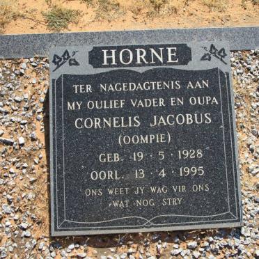 HORNE Cornelis Jacobus 1928-1995