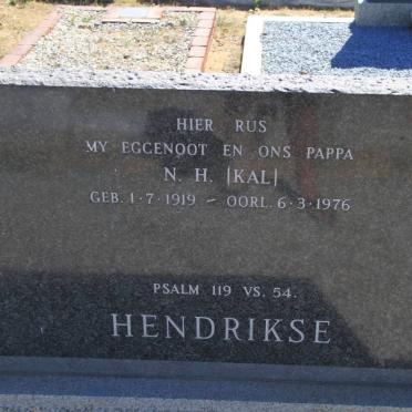 HENDRIKSE N.H. 1919-1976