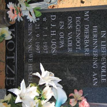 KOTZE D.J.H. 1937-1997