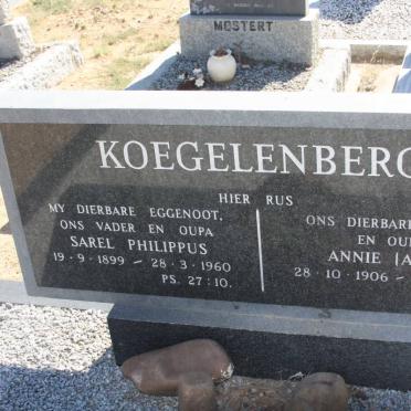 KOEGELENBERG Sarel Philippus 1899-1960 &amp; A.C.D. 1906-2000