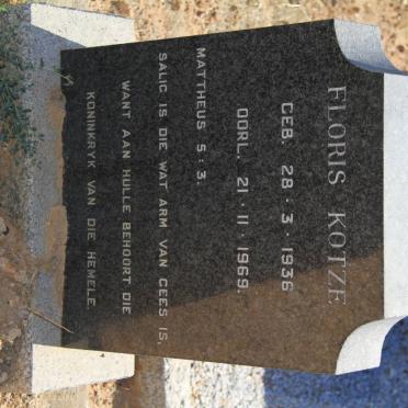 KOTZE Floris 1936-1969