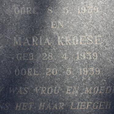 KROESE  Maria 1939-1939